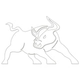 Bull Raton Sticker