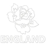 Rose Of England Iron On HTV Transfer