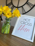 Hot Cross Hun 2022 Spring Seasonal Wall Home Decor Print