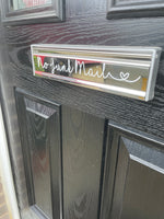 Custom Made Front Door Letterbox Label Letter Box Vinyl Sticker