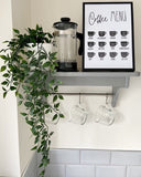 Coffee Menu Kitchen Simple Wall Home Decor Print