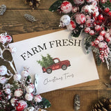 Farm Fresh Christmas Trees Christmas Seasonal Wall Home Decor Print