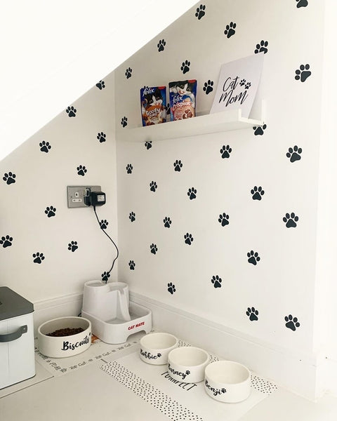 Cat Mom Animal Lover Simple House Wall Decor Print