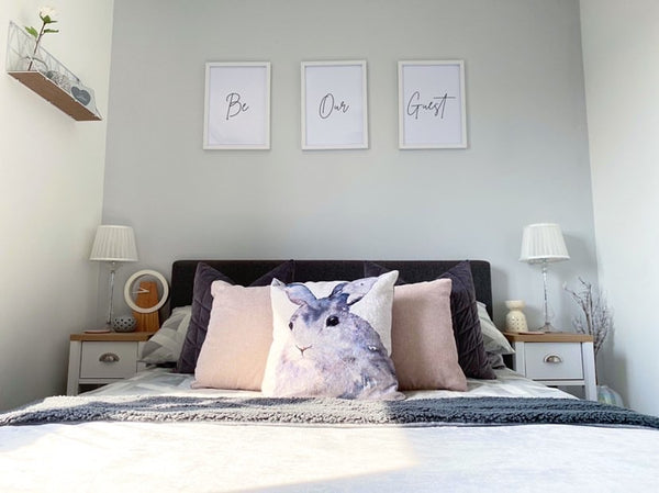 Be Our Guest Simple Set Of 3 Bedroom Prints