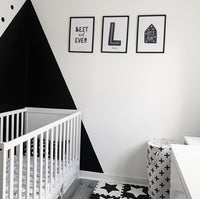 Scandinavian Let's Play Children's Nursery Bedroom Wall Decor Print