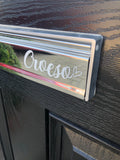 Croeso Welcome Welsh Heart Letter Box Door Decor House Sticker Label