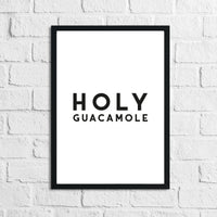 Holy Guacamole Kitchen Funny Wall Decor Print
