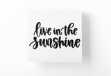 Live In The Sunshine Boho Sticker