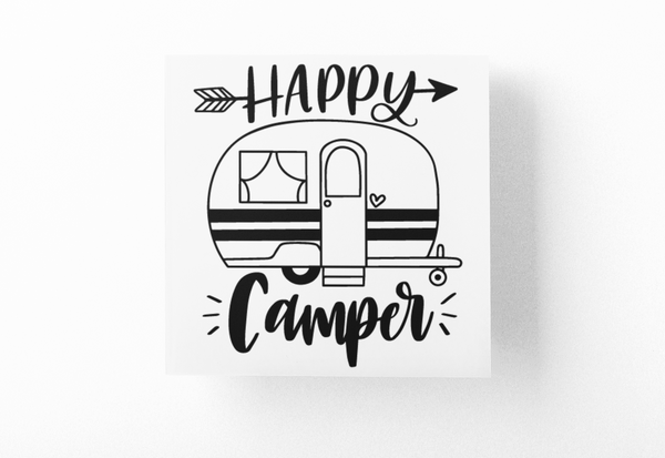 Happy Camper Adventure Sticker