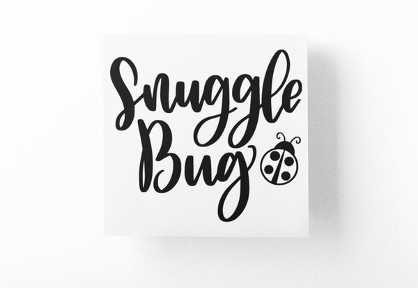 Snuggle Bug Baby Sticker