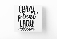 Crazy Plant Lady Plant Mom Sticker