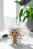 Adorable Caterpillar Insect Personalised Your Name Gift Mug
