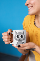 Adorable Mouse Personalised Your Name Gift Mug