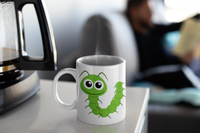 Adorable Caterpillar Insect Personalised Your Name Gift Mug