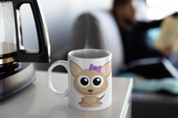 Adorable Dachshund Dog Personalised Your Name Gift Mug