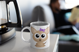 Adorable Cat Personalised Your Name Gift Mug
