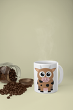 Adorable Squirrel Personalised Your Name Gift Mug