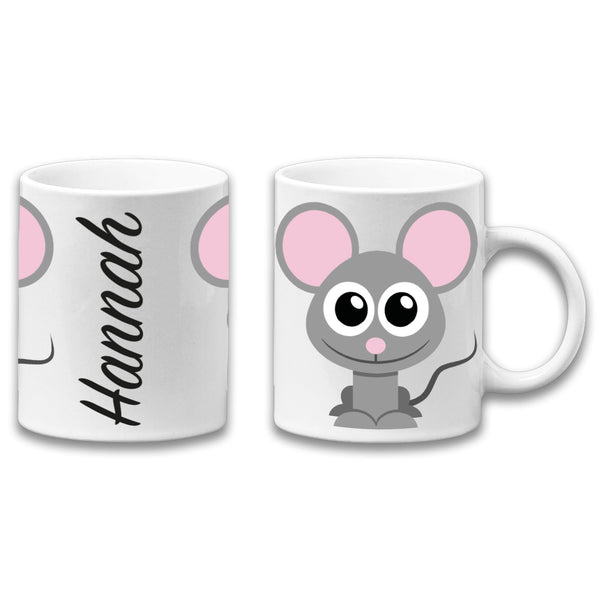Adorable Mouse Personalised Your Name Gift Mug