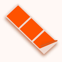 Orange Gloss 150mm SQ Vinyl Wall Tile Stickers Kitchen & Bathroom Transfers