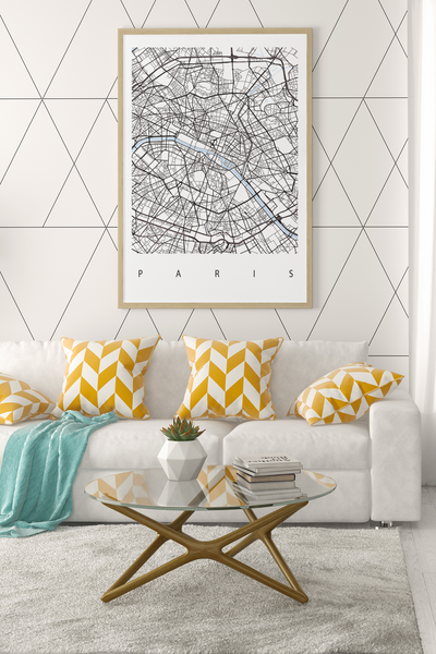 Portrait Map Any City Personalised 2022 Wall Decor Print with 10 New Styles