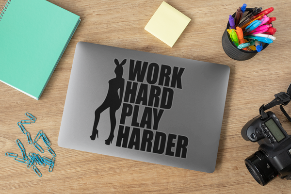 Work hard Play Harder Sticker