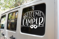 Welcome To Our Camper Adventure Sticker