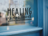 Healing Is Not Linear Mental Health Awareness Sticker