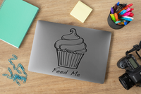 Cupcake Sticker