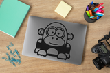 Funny Cartoon Gorilla Sticker