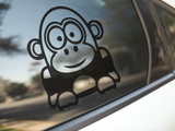 Funny Cartoon Gorilla Sticker