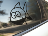 Funny Cartoon Fish Sticker