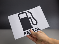 Petrol Sign Sticker