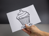 Cupcake Sticker