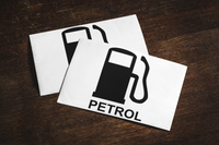 Petrol Sign Sticker