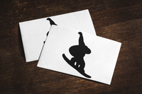 Snowboarder Sticker