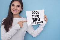 Cool Story Bro Sticker