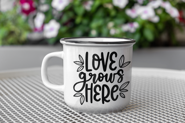 Love Grows Here Plant Mom Mug