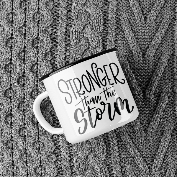 Stronger Than The Storm Inspirational Mug