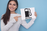 Petrol Sign Sticker