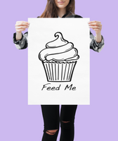 Cupcake Sticker