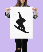 Snowboarder Sticker