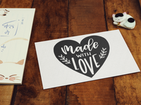 Made With Love Baby Sticker