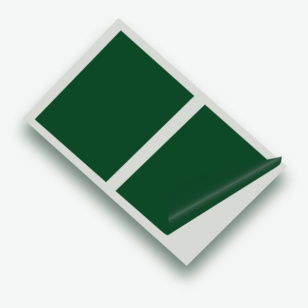Racing Green Gloss 10 x 8 inch SQ Vinyl Wall Tile Stickers Kitchen & Bathroom Transfers