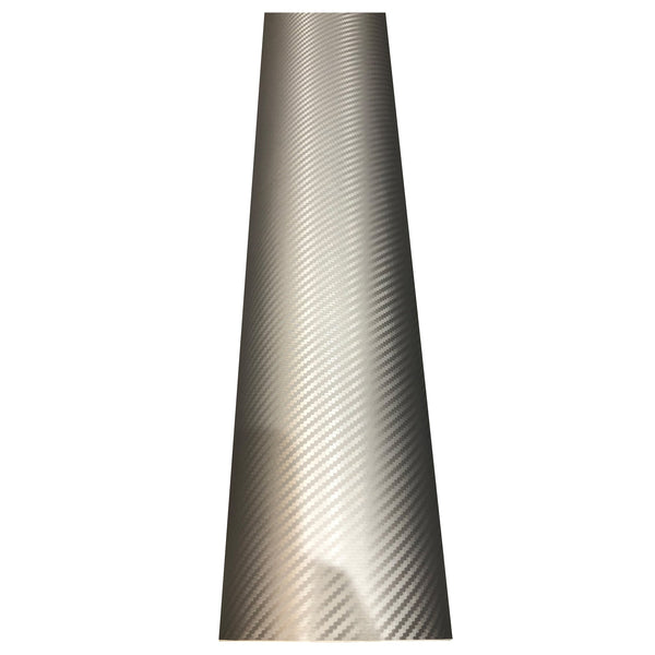 Silver Carbon Fibre Vinyl Roll 700mm Wide