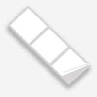 White Matte 150mm SQ Vinyl Wall Tile Stickers Kitchen & Bathroom Transfers